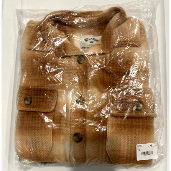 BILLABONG WOMEN'S FORGE LONG-SLEEVE FLEECE CARAMEL SIZE SMALL S B16 - Picture 4 of 4